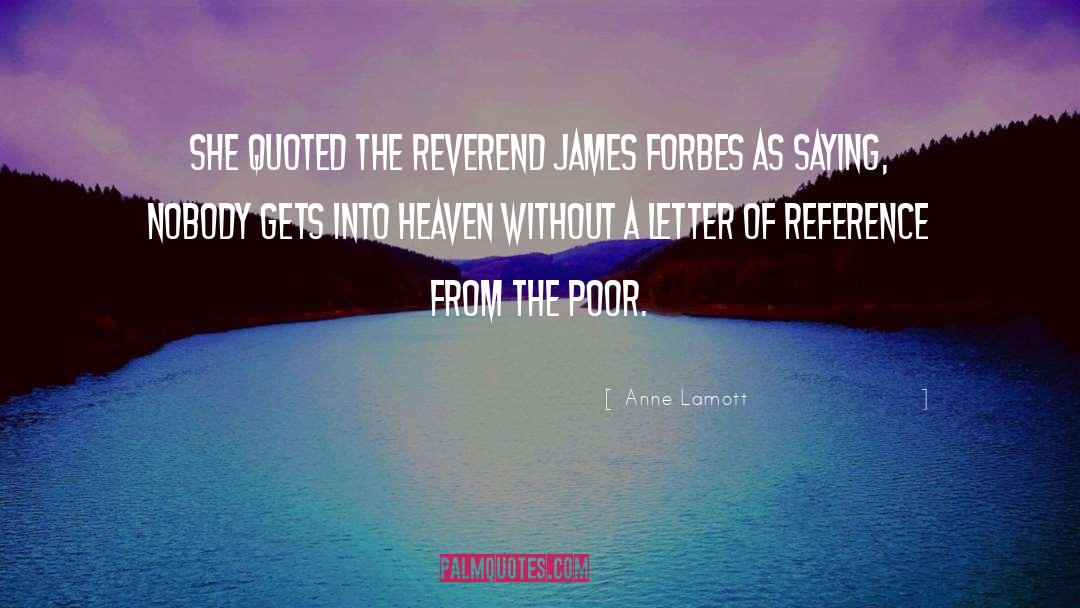 Reverend quotes by Anne Lamott