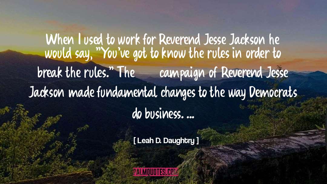 Reverend quotes by Leah D. Daughtry