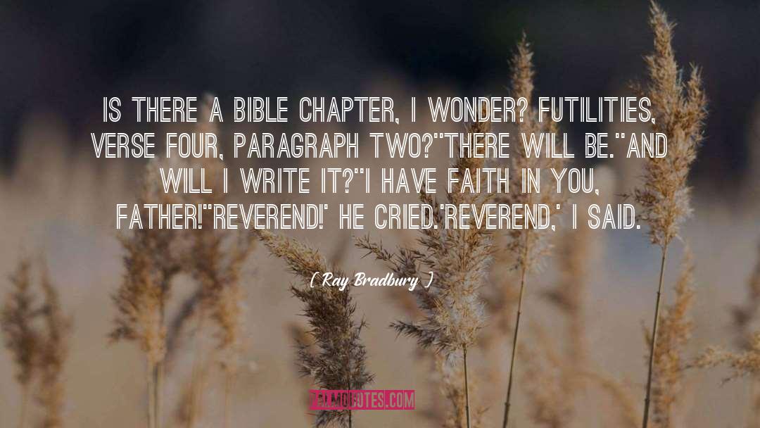 Reverend quotes by Ray Bradbury