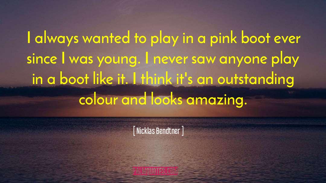 Reverted Pink quotes by Nicklas Bendtner