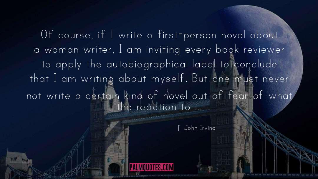 Reviewer quotes by John Irving