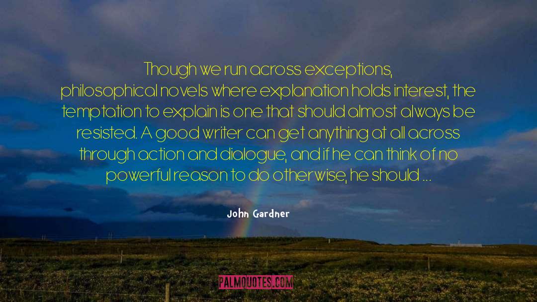 Reviewers quotes by John Gardner