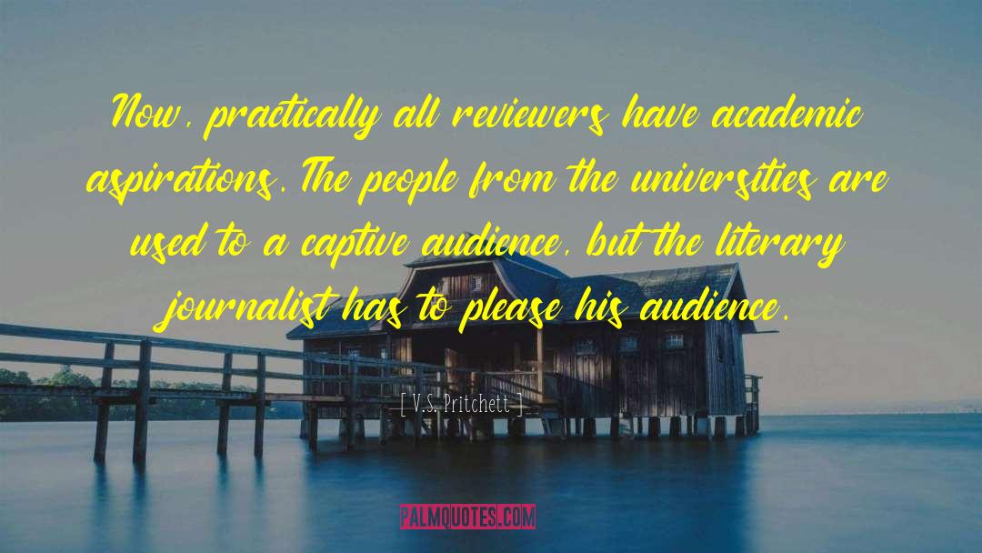 Reviewers quotes by V.S. Pritchett