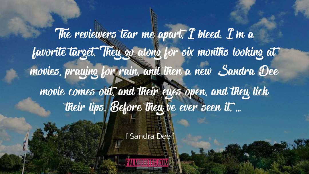 Reviewers quotes by Sandra Dee