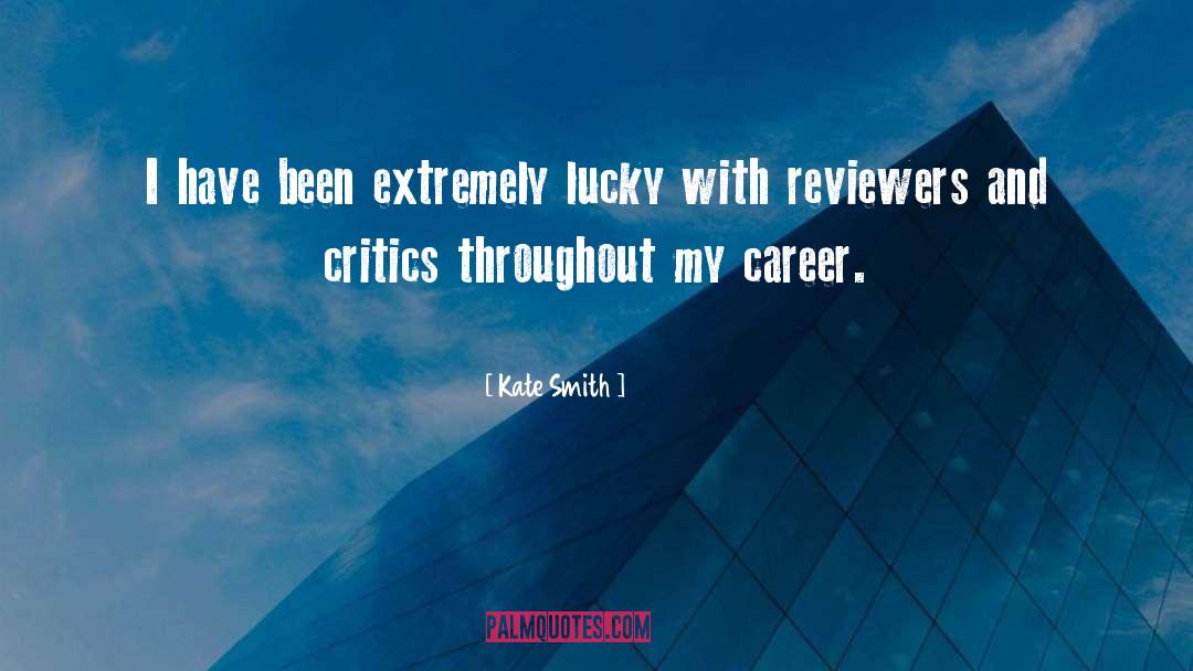 Reviewers quotes by Kate Smith