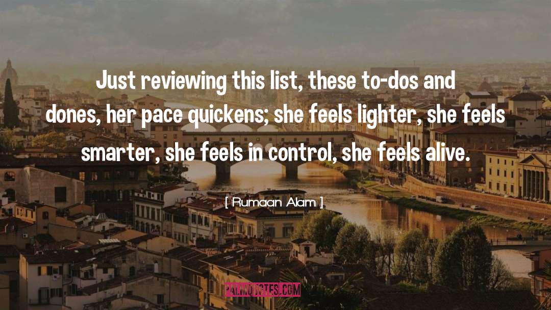 Reviewing quotes by Rumaan Alam