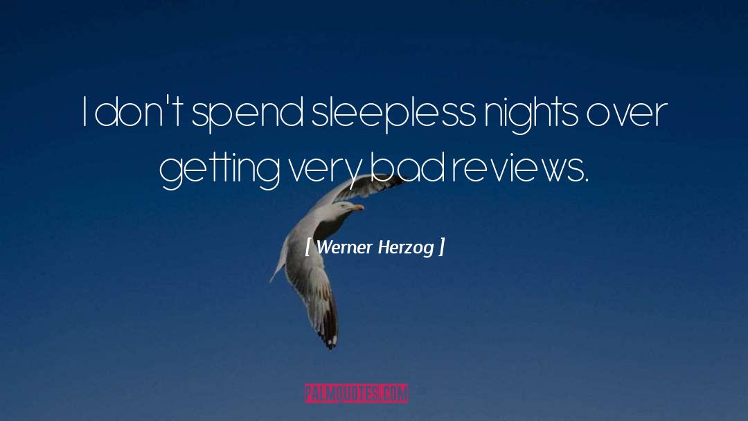 Reviews quotes by Werner Herzog