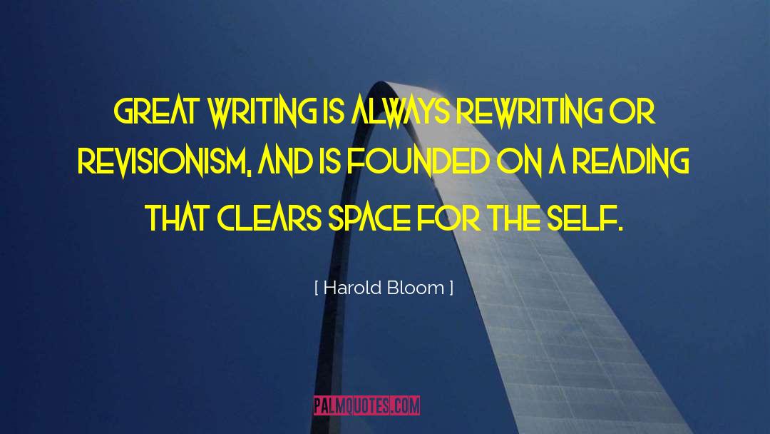 Revisionism quotes by Harold Bloom