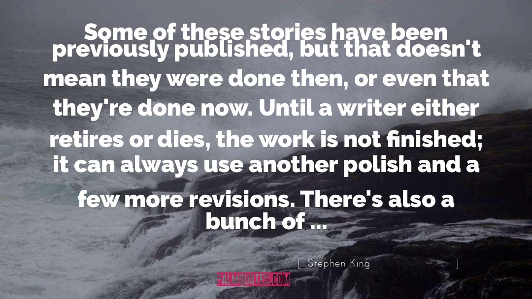 Revisions quotes by Stephen King