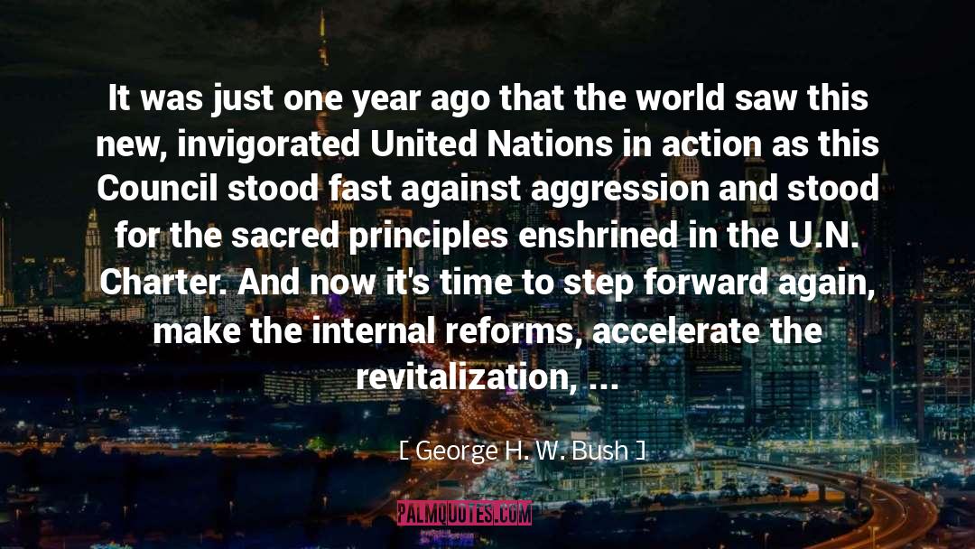 Revitalization quotes by George H. W. Bush