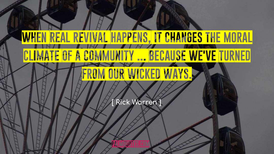 Revival Road quotes by Rick Warren