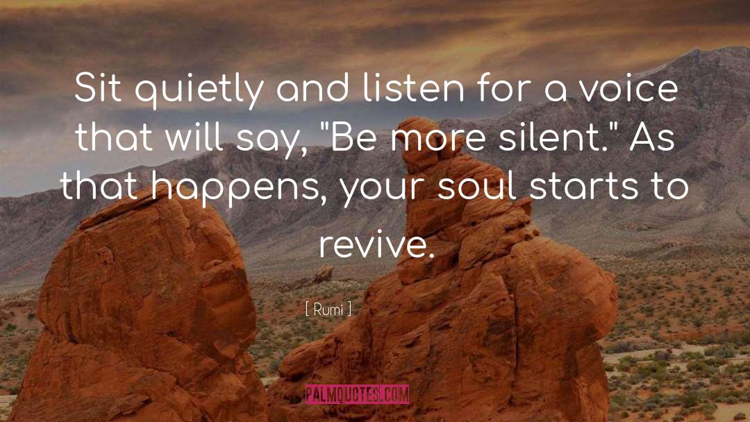 Revive quotes by Rumi