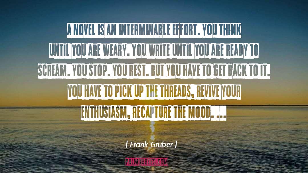 Revive quotes by Frank Gruber