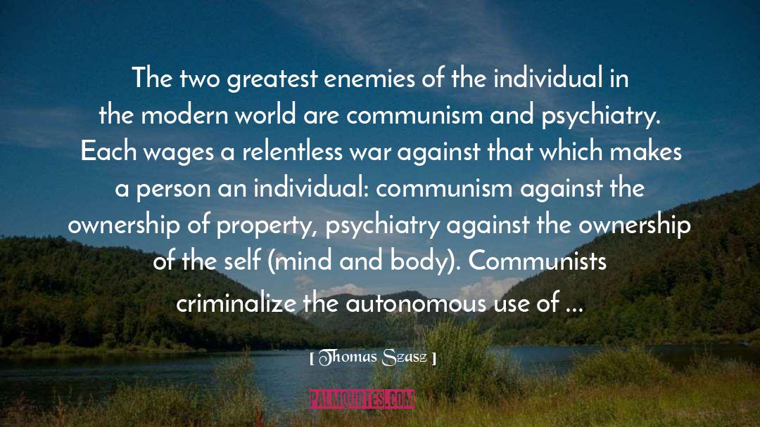 Revolt Against The Modern World quotes by Thomas Szasz