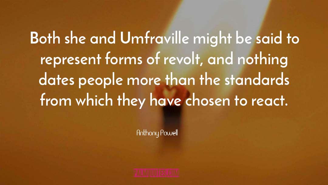 Revolt quotes by Anthony Powell