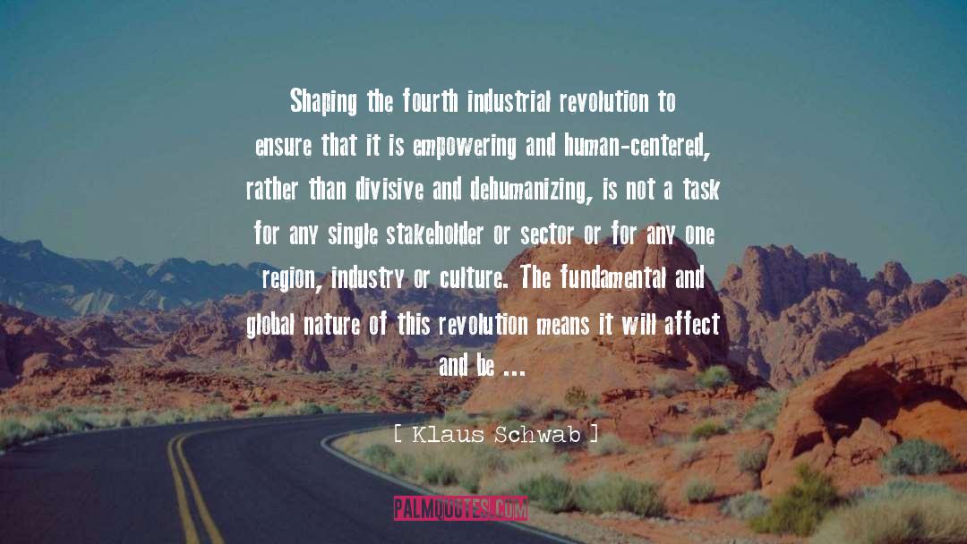 Revolution quotes by Klaus Schwab