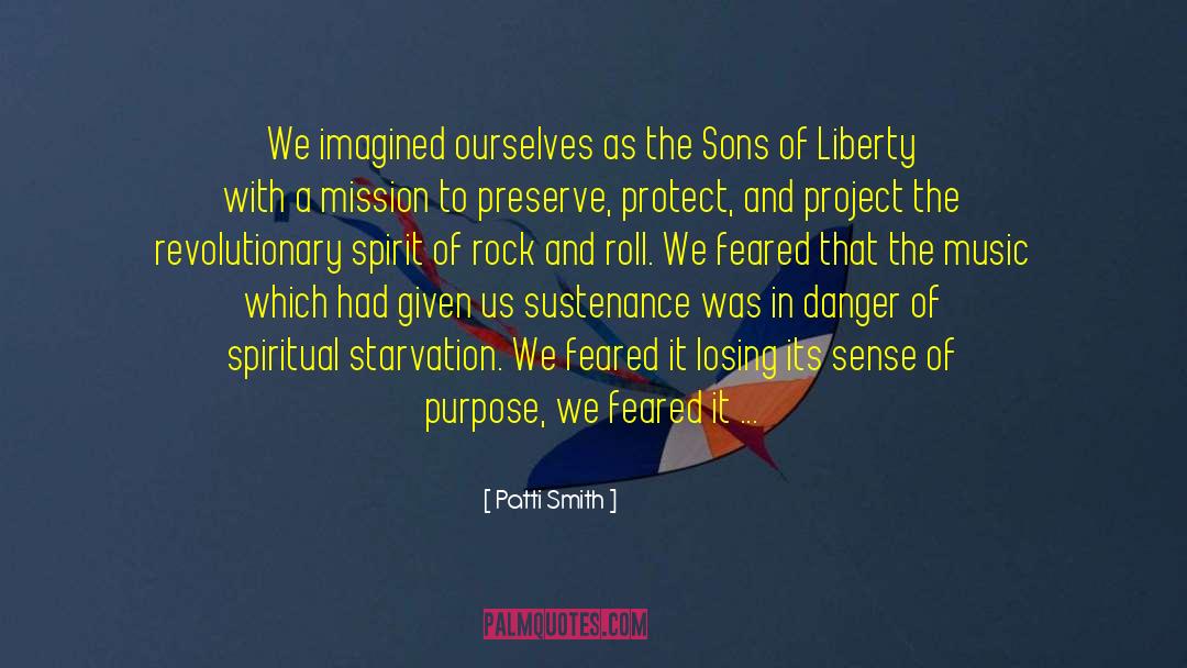 Revolutionary Spirit quotes by Patti Smith