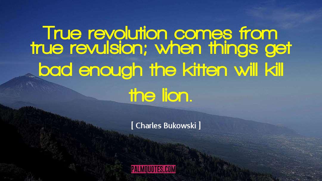 Revulsion quotes by Charles Bukowski