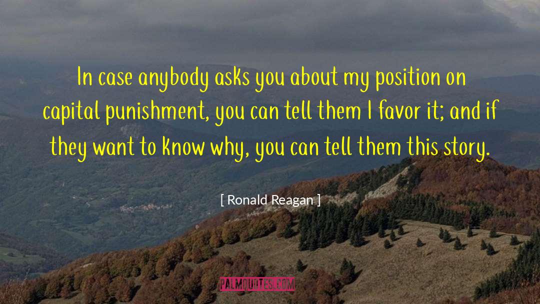 Reward And Punishment quotes by Ronald Reagan