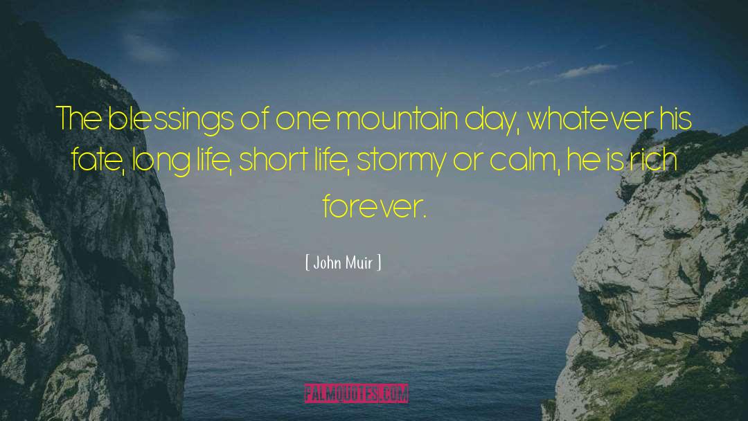 Rewarding Rich quotes by John Muir