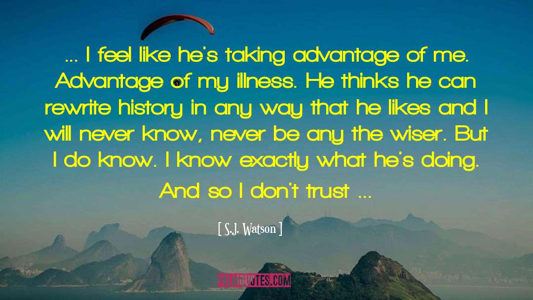 Rewrite History quotes by S.J. Watson