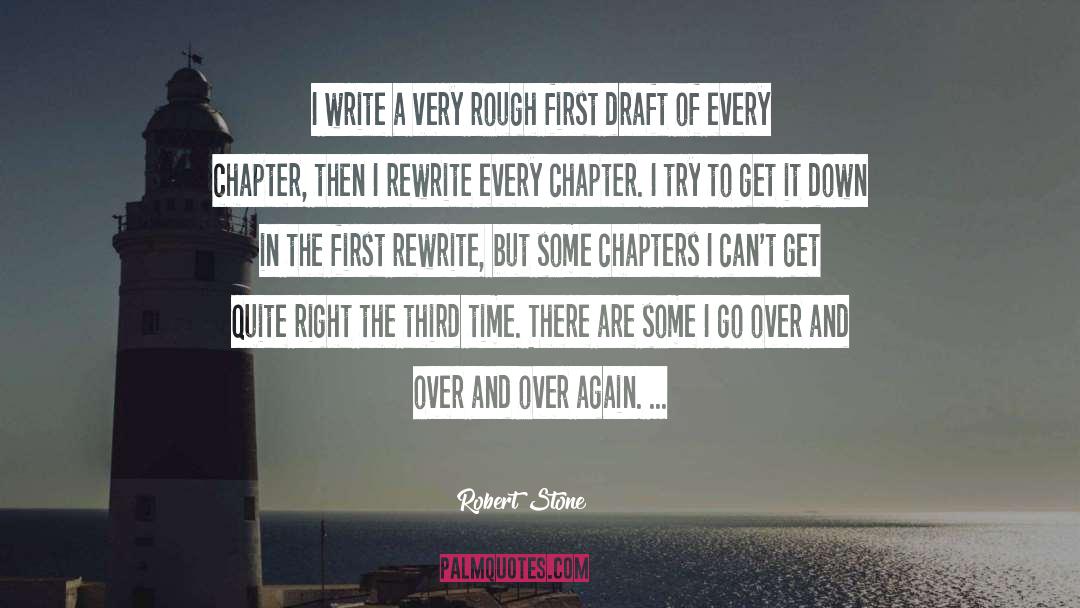 Rewrite quotes by Robert Stone