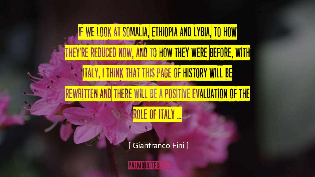 Rewritten quotes by Gianfranco Fini