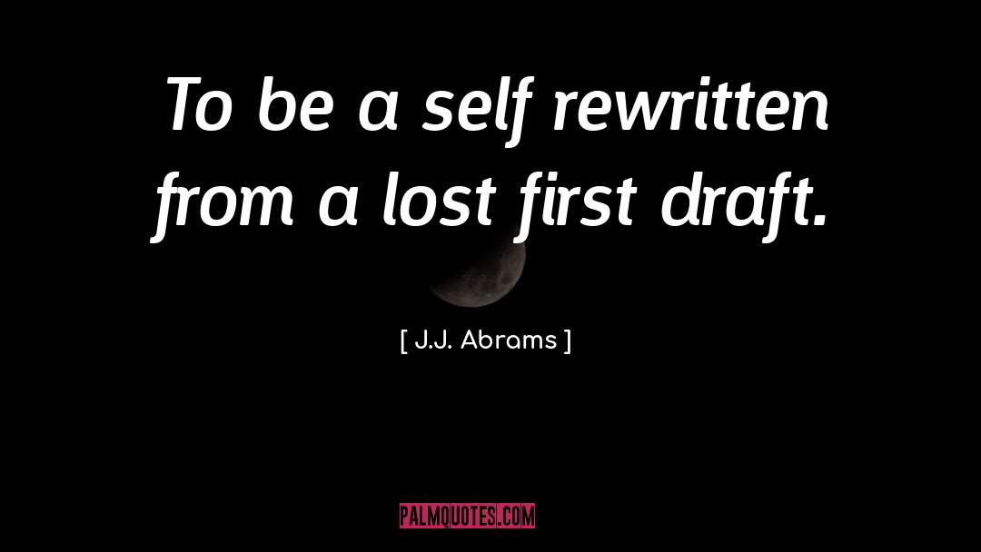 Rewritten quotes by J.J. Abrams