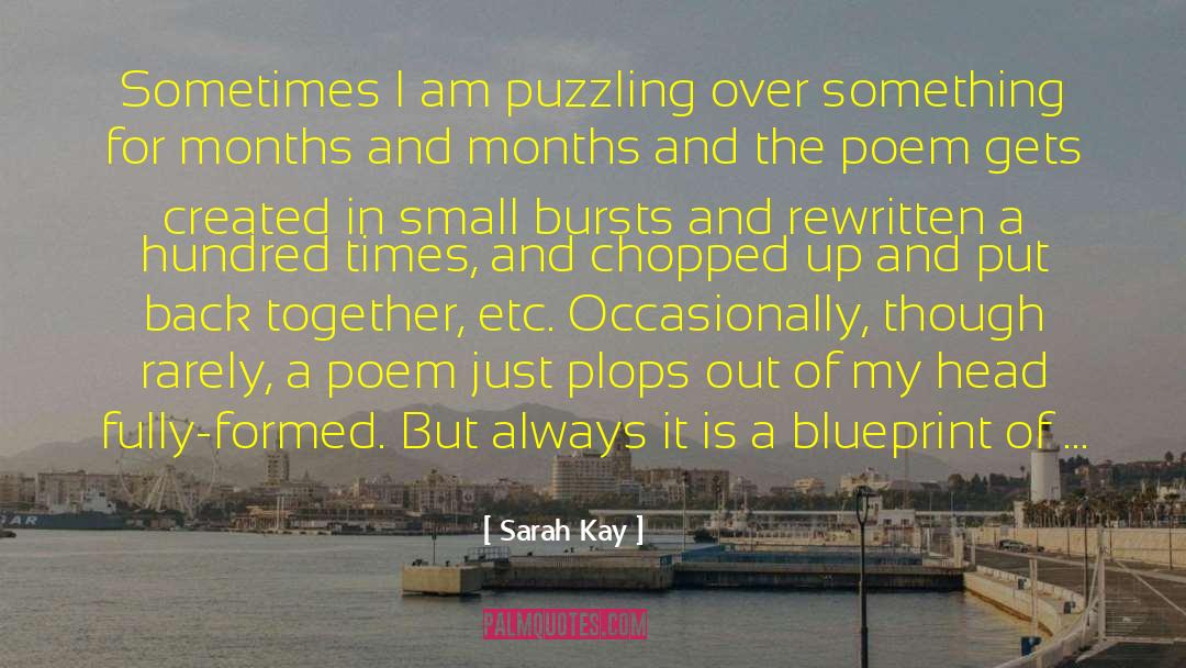 Rewritten quotes by Sarah Kay