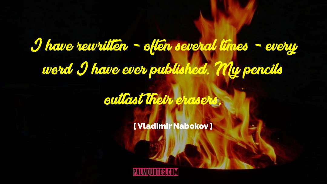 Rewritten quotes by Vladimir Nabokov