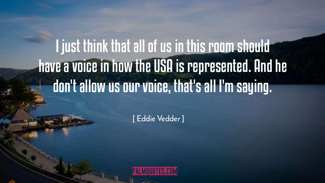 Rexroth Usa quotes by Eddie Vedder