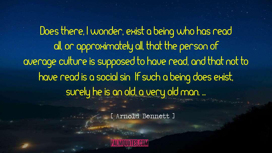 Rh Sin quotes by Arnold Bennett