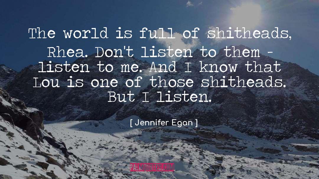 Rhea quotes by Jennifer Egan