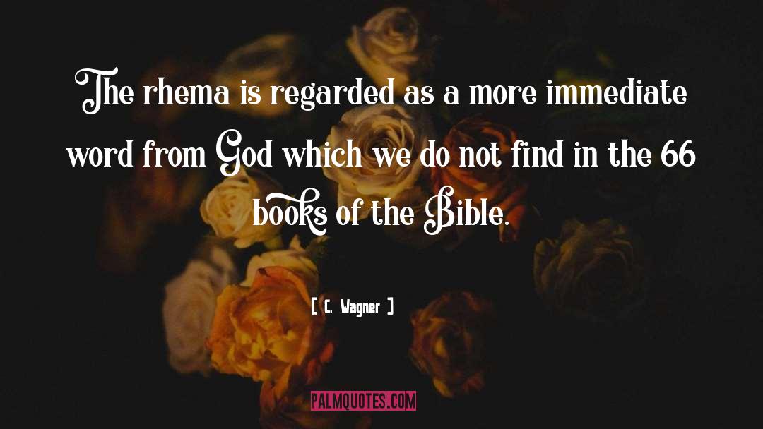 Rhema quotes by C. Wagner