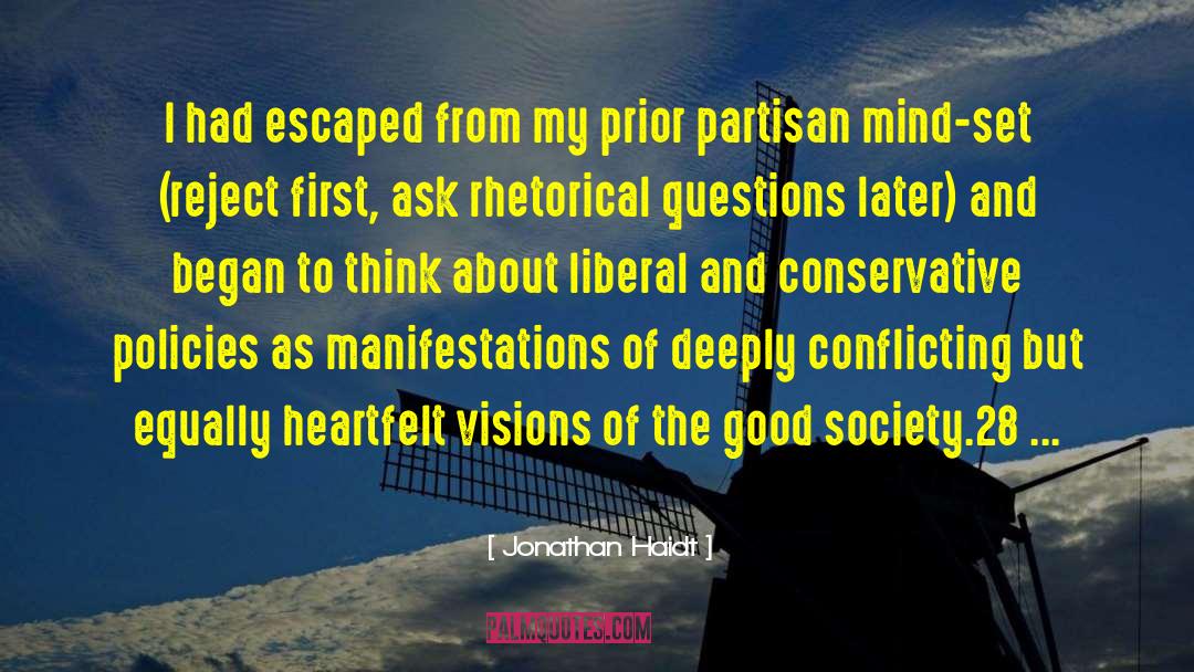 Rhetorical Questions quotes by Jonathan Haidt