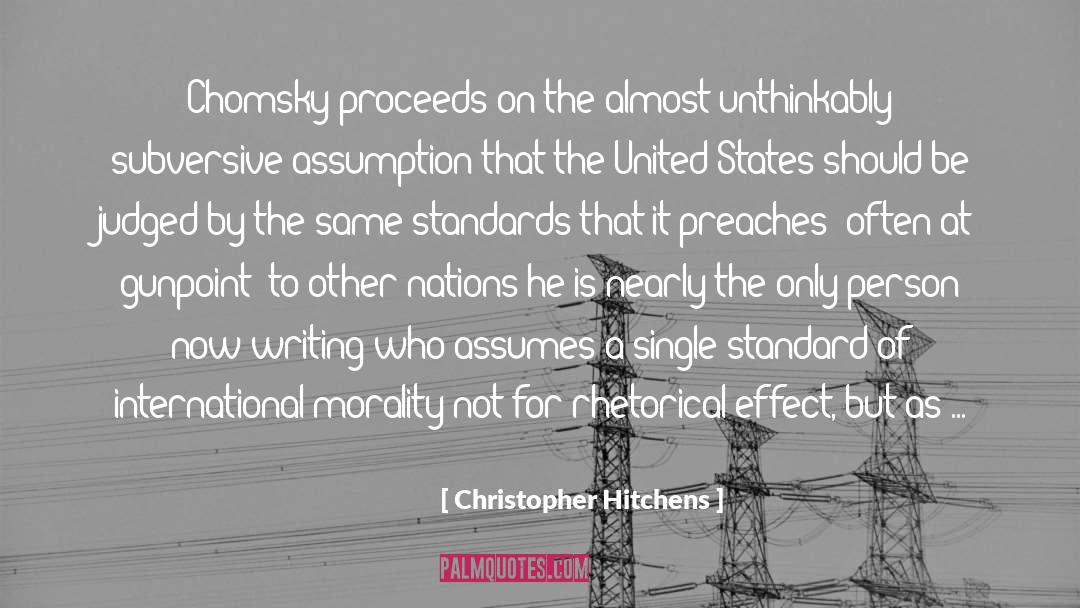 Rhetorical quotes by Christopher Hitchens
