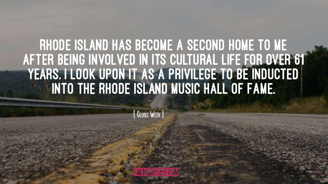 Rhode Island quotes by George Wein