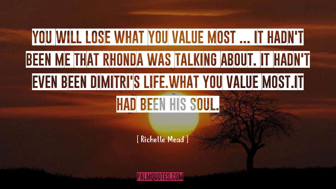 Rhonda quotes by Richelle Mead