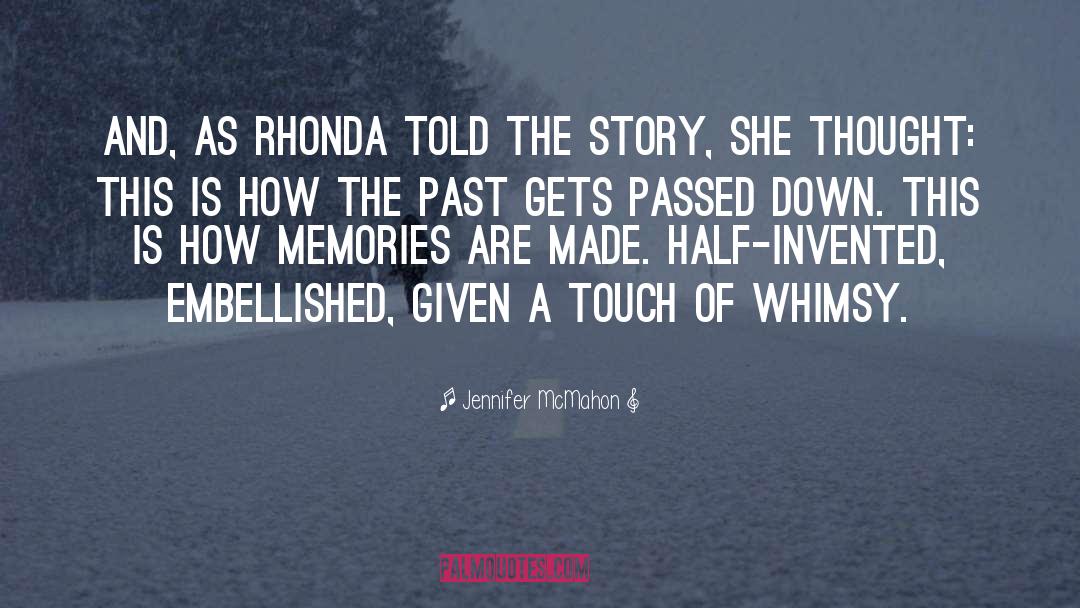 Rhonda quotes by Jennifer McMahon