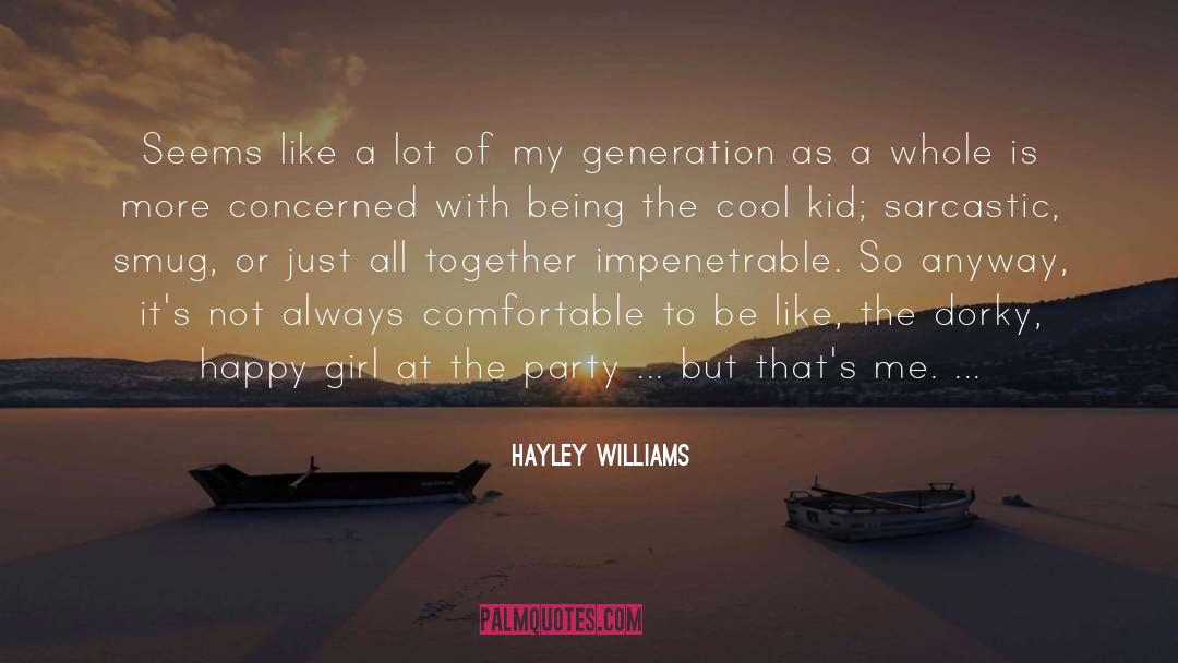 Rhys Williams quotes by Hayley Williams