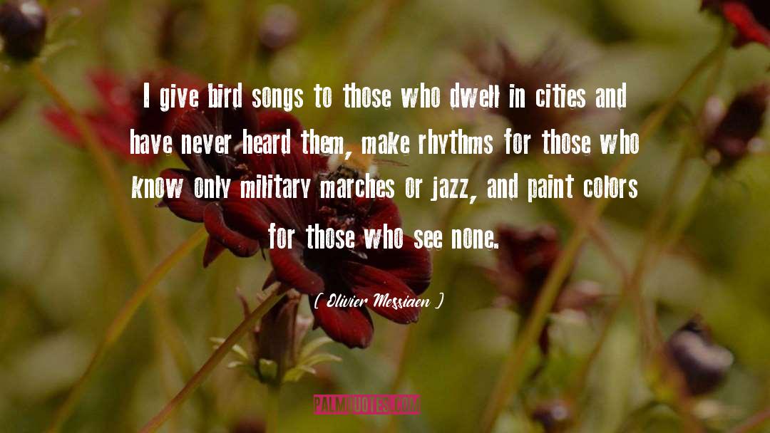 Rhythms quotes by Olivier Messiaen