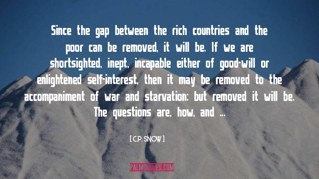 Rich Countries quotes by C.P. Snow