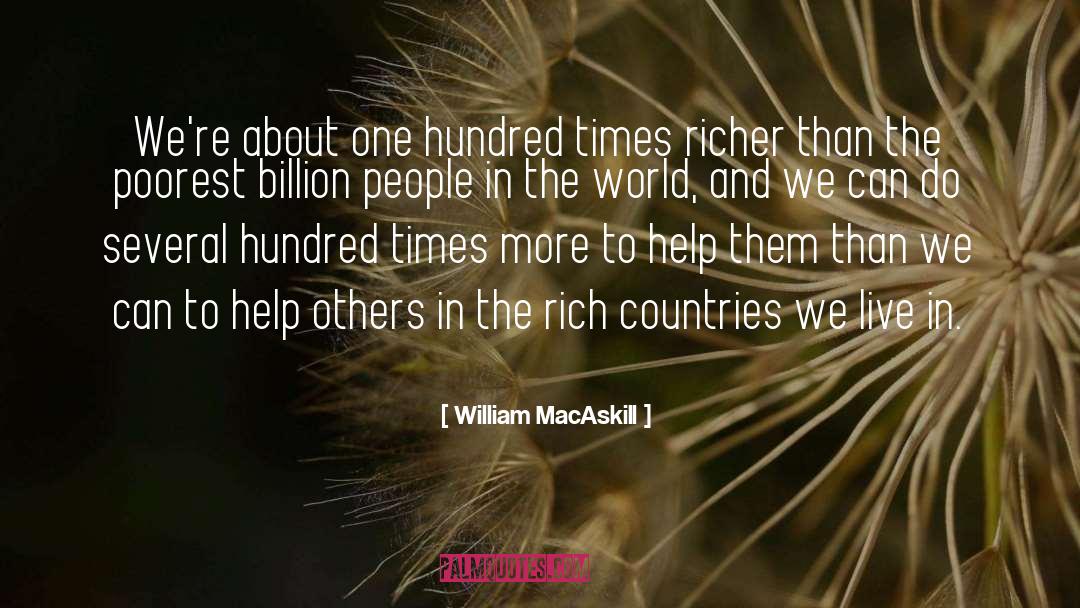 Rich Countries quotes by William MacAskill