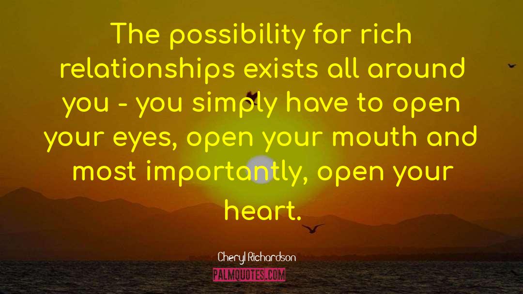 Rich Knowledge quotes by Cheryl Richardson
