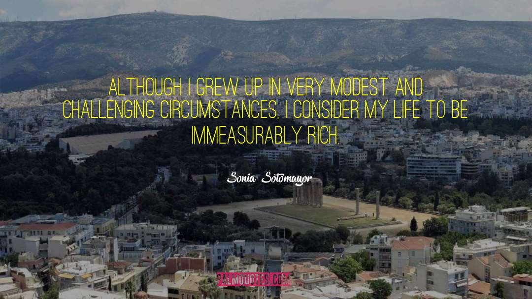 Rich Life quotes by Sonia Sotomayor