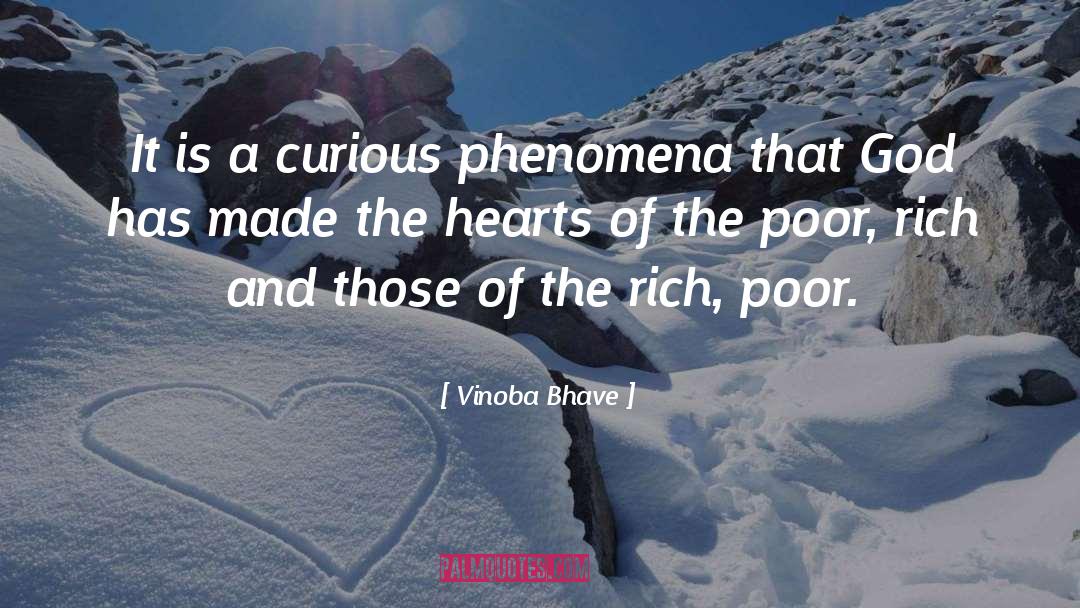Rich Poor quotes by Vinoba Bhave
