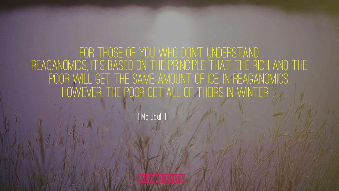 Rich Poor quotes by Mo Udall