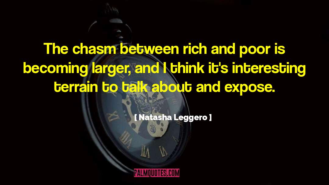 Rich Poor quotes by Natasha Leggero