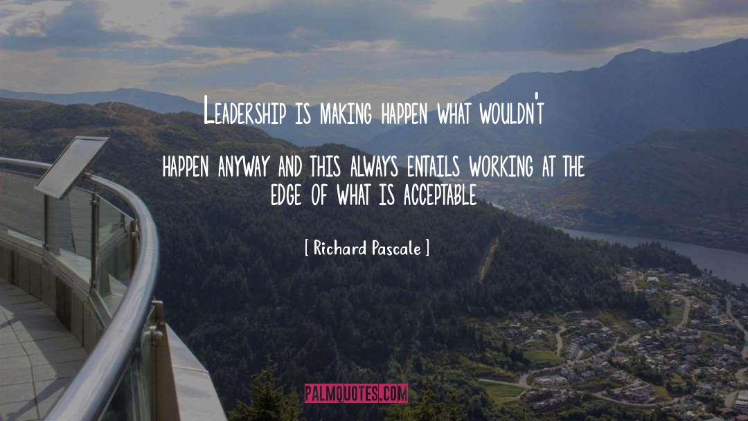 Richard Gansey Iii quotes by Richard Pascale