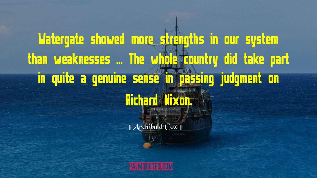 Richard Nixon quotes by Archibald Cox